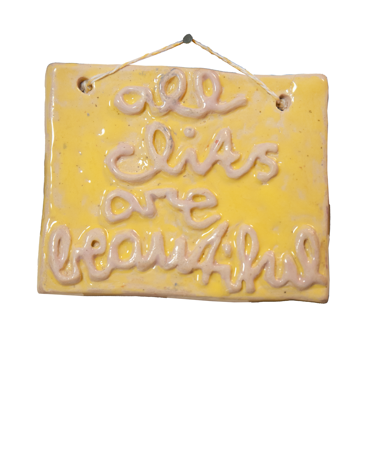 Keramikschild "All Clits Are Beautiful"