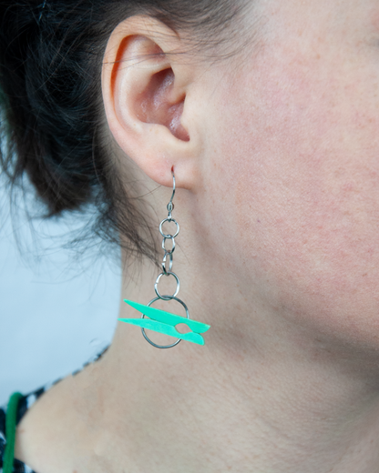 Wäscheklammer Ohrringe DDR