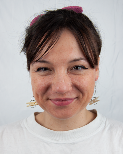 Wäscheklammer Ohrringe DDR