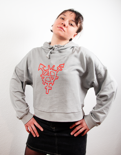 ANARCHIEEEE - Kapuzenpullover mit Siebdruck