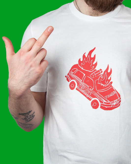 Polizei T-shirt Rot