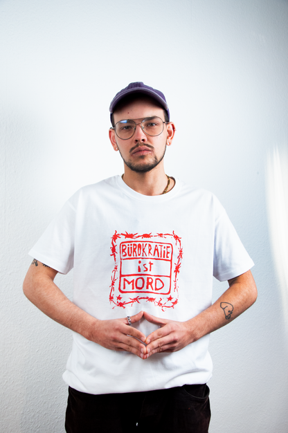 BÜROKRATIE IST MORD - Shirt mit Siebdruck