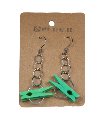Wäscheklammer Ohrringe DDR