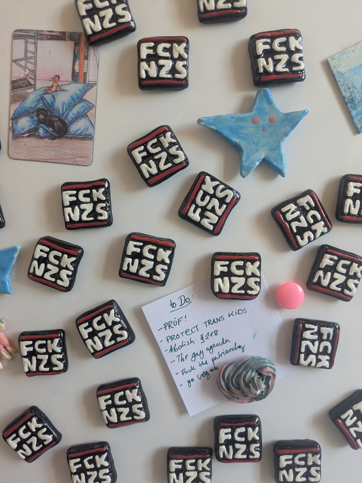 FCK NZS handmade Magnet