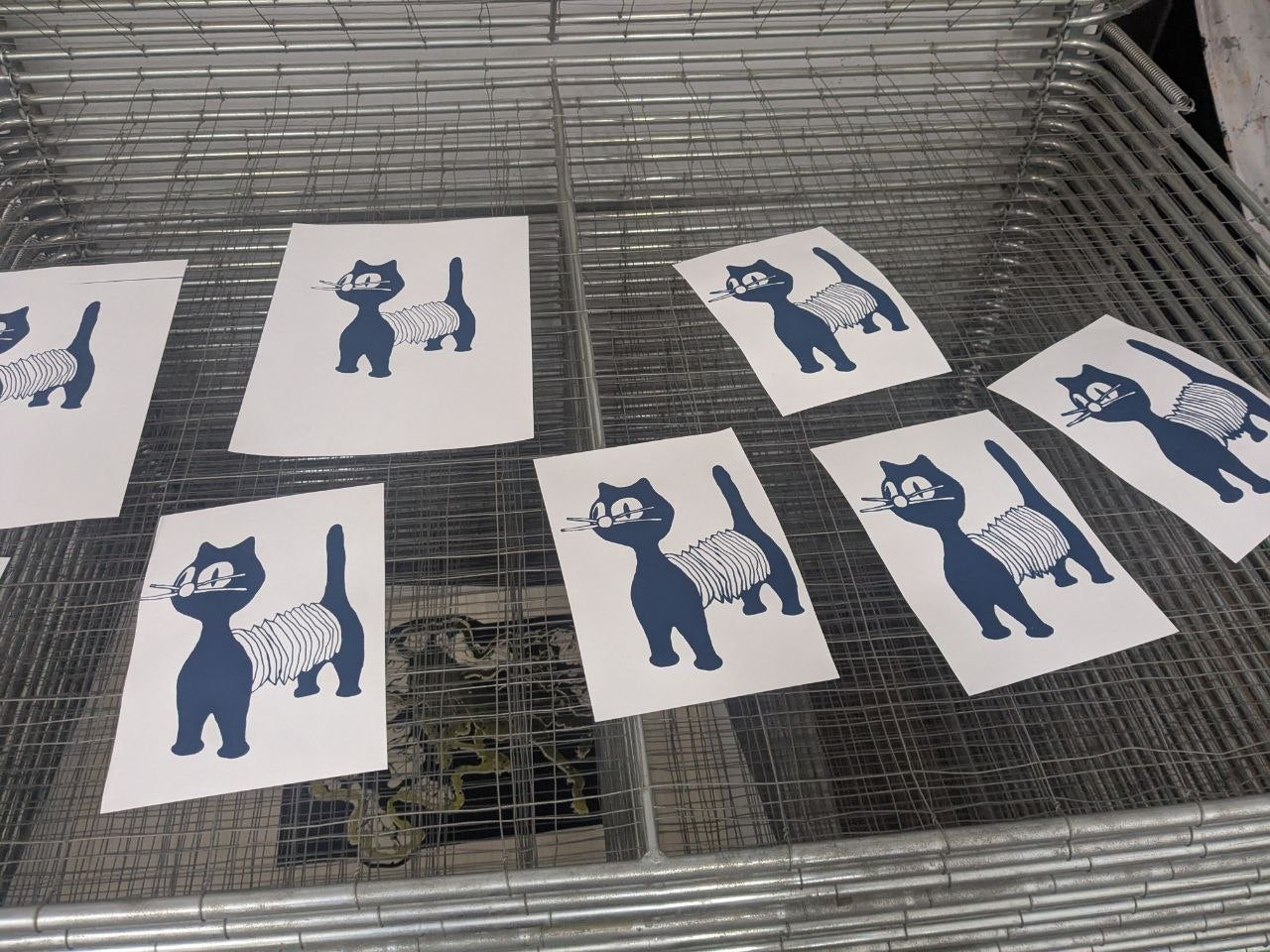 Katzi Original Siebdruckprint