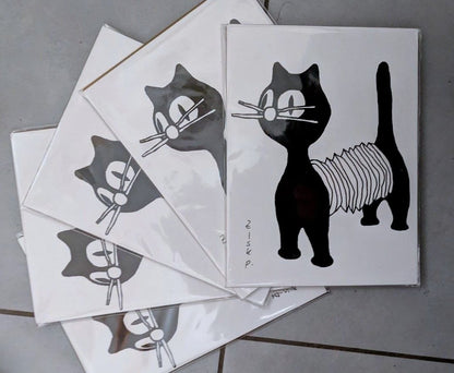 Katzi Original Siebdruckprint