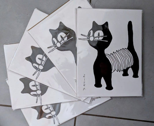Katzi Original Siebdruckprint